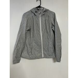Eddie Bauer Jacket Womens Gray Full Zip Hooded Size Medium